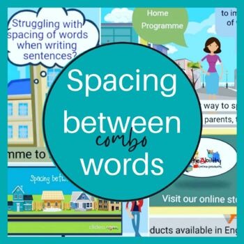 Preview of Spacing of written work: Video and worksheet combo