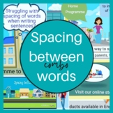 Spacing of written work: Video and worksheet combo