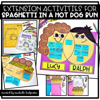 Preview of Spaghetti In a Hot Dog Bun Reading Comprehension Activities, Back to School