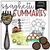 Spaghetti Summaries Using SWBST Printable PDF Craftivity & MORE