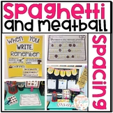 Spaghetti & Meatball Spaces: A Kindergarten Writing Lesson
