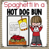 Spaghetti in a Hot Dog Bun Writing Activity and Craft