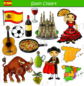 Preview of Spain Clipart