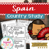 Spain Country Study *BEST SELLER* Comprehension, Activitie