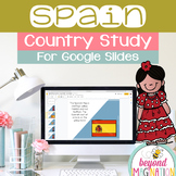 Spain Country Study for Google Slides Distance Learning