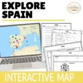 Spain España Virtual Field Trip Digital Map Activities SPA