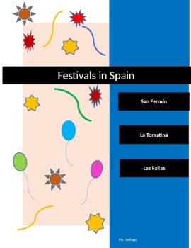 Preview of Spain Festivals WebQuest