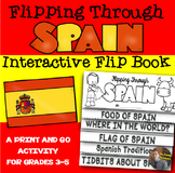 Spain Flip Book: A Social Studies Interactive Activity for