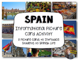 Spain Informational Picture Card Activity: Communities of 