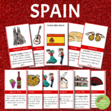 Spain Learning Pack: Reading Materials, Activity Pages and Cards