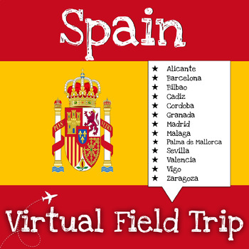 Preview of Spain Virtual Field Trip - España, Barcelona, Madrid, Valencia, Granada, Sevilla