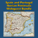 Spain and Portugal (Iberian Peninsula) Webquest Bundle