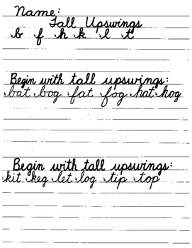 spalding cursive worksheets by gina underwood teachers pay teachers