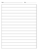 *FREE* Spalding Handwriting - Blank Sheet