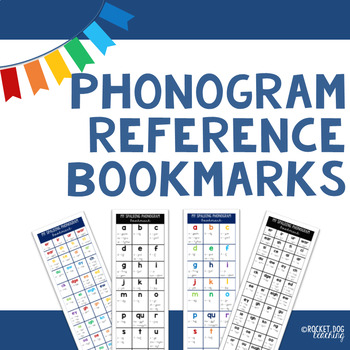 Preview of Phonogram Chart Bookmarks for Home Reading and Parent Support