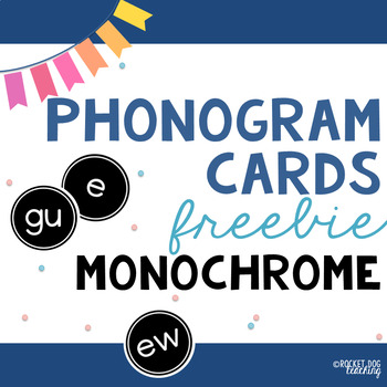 Preview of Phonogram Cards : For Phonogram Practice, Games and Display (Freebie)
