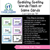 Spalding Spelling Words Level H