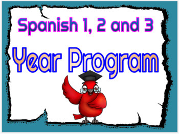 Preview of Spanish 1,2&3 Curriculum