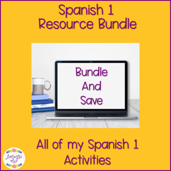 Preview of Spanish 1 Activity Bundle