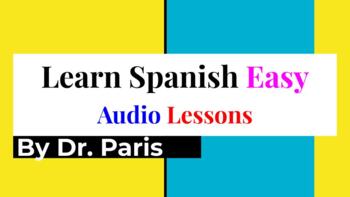 Preview of Spanish 1 Basic preliminary Lesson 1 -Teaching Audio for  Spanish Learners