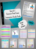 Spanish 1 CFE (Common Final Exam) Interactive Study Guide.