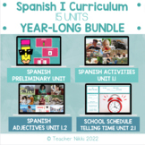 Spanish 1 Curriculum Avancemos - Spanish I Year-Long Bundl