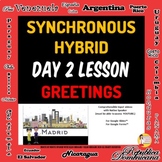 Spanish 1 Day 2 Lesson Plan A Asynchronous Plan B Hybrid, 