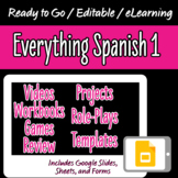 Spanish 1 - Everything Interactive Bundle
