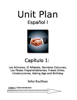 Preview of Spanish 1 Expresate 1 entire year lessons and resources (Chapters 1-6)