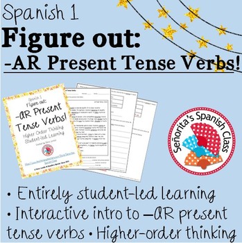 Preview of Spanish 1 - Figure Out: -AR Present Tense Verbs