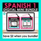 Spanish 1 Final Mini Bundle | BOOM Cards and Google Forms 