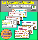 Spanish 1 La Comida Food Unit BUNDLE - Distance Learning Edition!