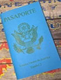 Spanish 1 Passport (Editable .pub file)