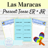 Spanish Present Tense ER and IR Verbs Maracas Activity
