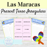 Spanish Present Tense Irregular Verbs Maracas Activity