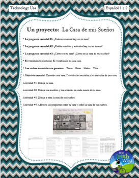 Preview of La Casa de Mis Sueños - Proyecto - Designing your Dream House - Spanish 1 & 2