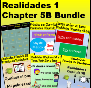 Spanish 1 Realidades 1 Chapter 1 Worksheets Teaching Resources Tpt