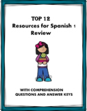 Spanish 1 Review Bundle: 12 Resources at 40% OFF!