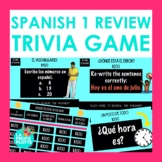 Spanish 1 Review Game | Jeopardy-style Trivia Game
