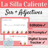 EDITABLE Spanish Ser and Adjectives Hot Seat Game | La Sil