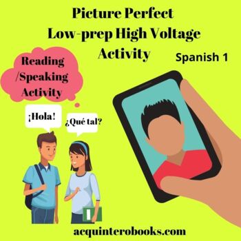 Preview of Spanish 1 Short story- Introductions, Greetings, Classes Digital Resource Remote
