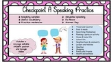 Preview of Spanish 1 Speaking Review & Practices for FLACS / Checkpoint A Exam - Editable
