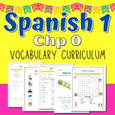 Spanish 1 Vocabulary Curriculum - Chp 0 (The Basics)