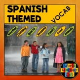Spanish 1 Vocabulary Lists (34 Themes) Vocabulario Prescho