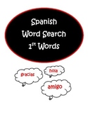 Spanish First Easy Word Search Introduce Spanish