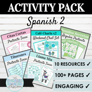 Preview of Spanish 2 Activity Sample Pack