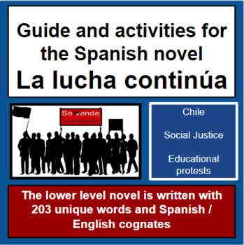 Preview of Spanish 2 CI Guide / Activities for the novel La lucha continúa