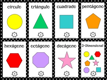 Learn basic 2D shapes with their vocabulary names in English