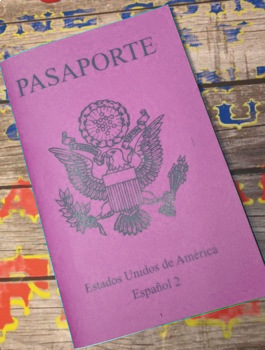 Preview of Spanish 2 Passport (Editable)