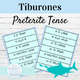 Spanish Preterite Tense Tiburones Game
